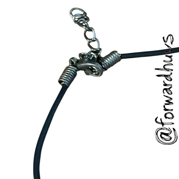 Bundle Sale 3 for $15 | Pendant Necklace with Silvertone Alligator & Clay Beads - Picture 7 of 8